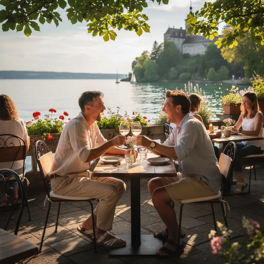 Detailaufnahme eines alten Steins mit einer historischen Inschrift in der Stadt.